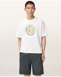 AllSaints - Spun Out Boxy Short Sleeve Graphic T-Shirt - Lyst