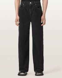 AllSaints - Lenny Loose Fit Wide Leg Corduroy Jeans - Lyst
