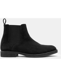 AllSaints - Creed Suede Chelsea Boots, - Lyst