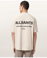 AllSaints - Dreamer Short Sleeve Oversized Graphic T-Shirt - Lyst