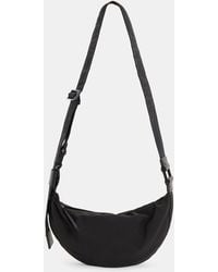 AllSaints - Half Moon Recycled Crossbody Bag - Lyst