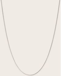 AllSaints - Axl Curb Sterling Small Chain Necklace - Lyst