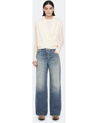 AllSaints - Wasson Pirate Lightweight Merino Cardigan - Lyst