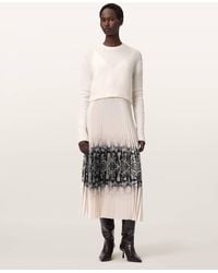 AllSaints - Curtis Ophis 2-In-1 Dress - Lyst