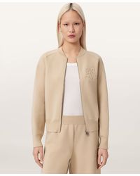 AllSaints - Sonny Zip Up Cardigan - Lyst