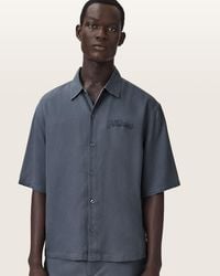 AllSaints - Circe Oversized Short Sleeve Shirt - Lyst