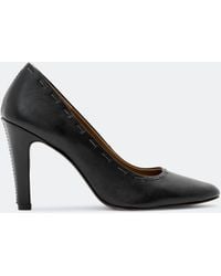 AllSaints - Anna Hand-Stitch Leather Court Shoes - Lyst