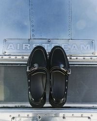 AllSaints - Hanbury Leather Western Loafers - Lyst