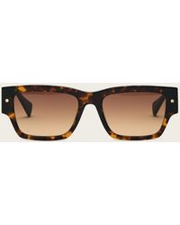 AllSaints - Iggy Square Framed Sunglasses - Lyst