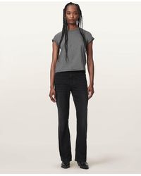 AllSaints - Haldan Slim Bootcut Denim Jeans - Lyst
