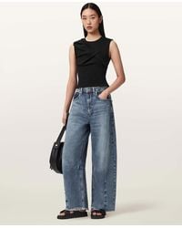 AllSaints - Nella Slim Fit Sleeveless Tank Top - Lyst