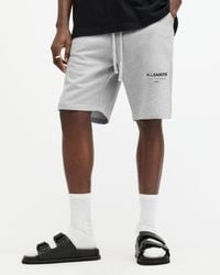 AllSaints - Underground Relaxed Fit Sweat Shorts, - Lyst
