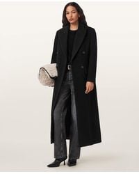 AllSaints - Freyah Casentino Double Breasted Coat - Lyst