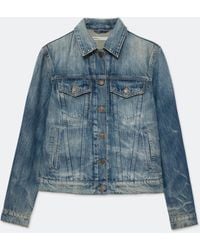 AllSaints - Regular-Fit Denim Trucker Jacket - Lyst