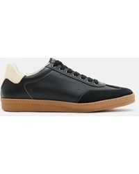 AllSaints - Leo Low Top Leather Trainers - Lyst