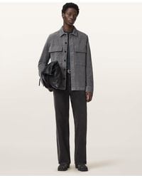 AllSaints - Hawker Long Sleeve Shirt - Lyst