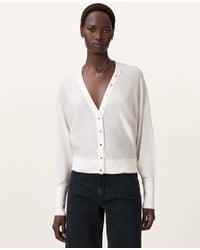 AllSaints - Honor V-Neck Cardigan - Lyst