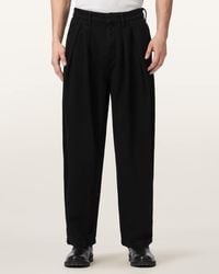 AllSaints - Becco Tapered Leg Pleated Pants - Lyst