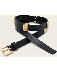 AllSaints - Esta Leather Belt - Lyst