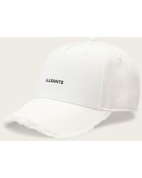 AllSaints - London Frayed Baseball Cap - Lyst