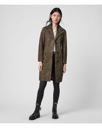 AllSaints Leo Mac Womens - Braun