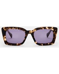 AllSaints - Marla Square Bevelled Sunglasses - Lyst