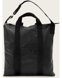 AllSaints - Kei Leather Multi-Use Backpack - Lyst