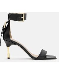 AllSaints - Allsaints Noir Mid Sandals - Lyst