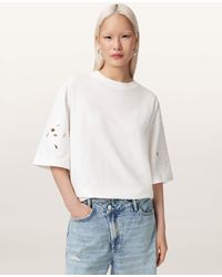 AllSaints - Lola Amelie Oversized Cotton T-Shirt - Lyst
