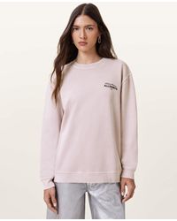 AllSaints - Etta Soleil Oversized Sweatshirt - Lyst