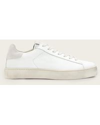 AllSaints - Shana Low Top Leather Trainers - Lyst