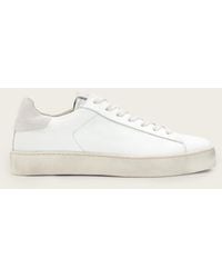 AllSaints - Shana Low Top Leather Trainers - Lyst