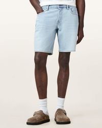 AllSaints - Switch Skinny Fit Denim Shorts - Lyst