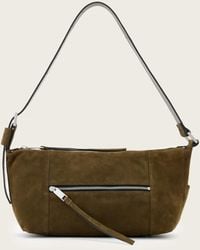 AllSaints - Vega Suede Shoulder Bag - Lyst