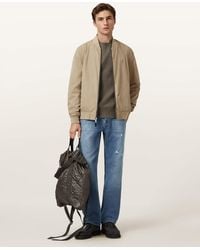 AllSaints - Bassett Reversible Ramskull Bomber Jacket - Lyst