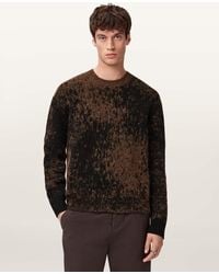 AllSaints - Storm Oversized Wool Blend Sweater - Lyst