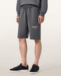 AllSaints - Underground Relaxed Fit Sweat Shorts - Lyst
