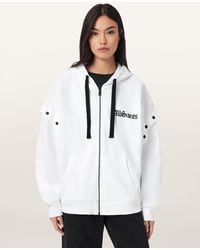 AllSaints - Gig Amphia Oversized Hoodie - Lyst
