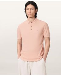 AllSaints - Reform Short Sleeve Polo Shirt - Lyst