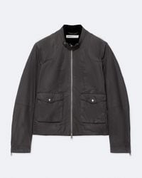 AllSaints - Kirk Waxed-Cotton Racer Jacket - Lyst