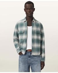 AllSaints - Polanco Long Sleeve Check Shirt - Lyst