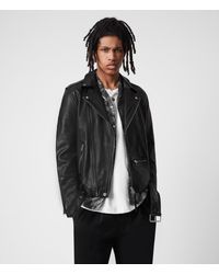 allsaints wick leather jacket