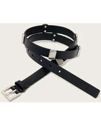 AllSaints - Esta Leather Belt - Lyst
