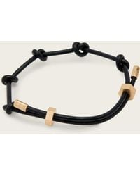 AllSaints - Laio Leather Bracelet - Lyst