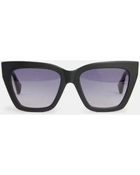 AllSaints - Minerva Square Cat Eye Sunglasses - Lyst