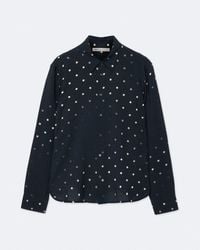 AllSaints - Fade Polka-Dot Slim-Fit Shirt - Lyst