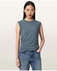 AllSaints - West Sleeveless Tank Top - Lyst