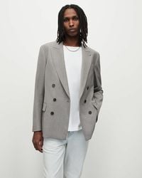 AllSaints - Anori Double Breasted Blazer - Lyst
