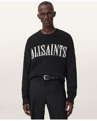 AllSaints - Stokes Oversized Boxy Sweater - Lyst