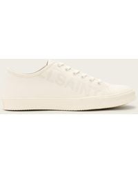 AllSaints - Biggy Low Top Canvas Trainers - Lyst